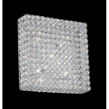 Aplica de perete cristal Venezian dim. 39x39cm ADMIRAL PL6 Cromo