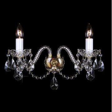 Aplica de perete cu 2 brate, cristal Bohemia N21 120/02/1-A