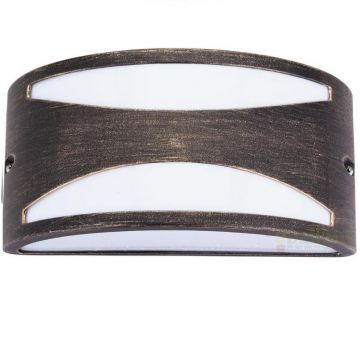Aplica de perete exterior IP54, dim.25X12cm, auriu antic Manhattan 8510 RX
