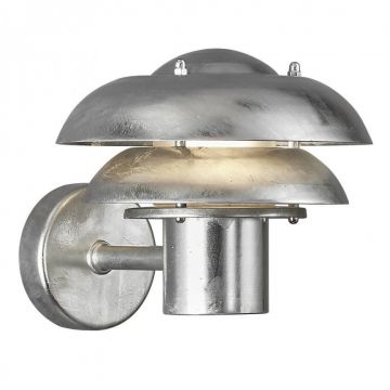 Aplica de perete pentru iluminat exterior modern, IP54 Kurnos 20 galvanizat 2118061031 NL
