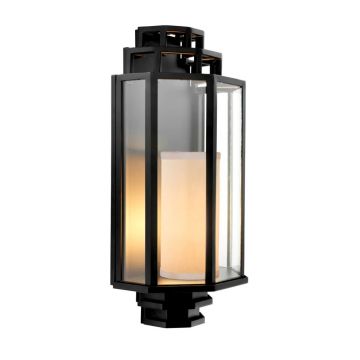 Aplica design LUX din metal finisaj negru Monticello 111900 HZ