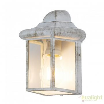 Aplica exterior stil clasic Norvich alb patinat 8753 RX