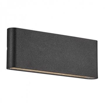 Aplica LED de perete pentru iluminat exterior modern, IP54 Kinver 26 negru 2118181003 NL