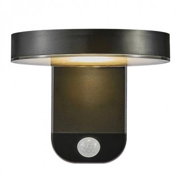 Aplica LED solara, cu senzor de miscare design modern, IP44 RICA ROUND 2118141003 NL