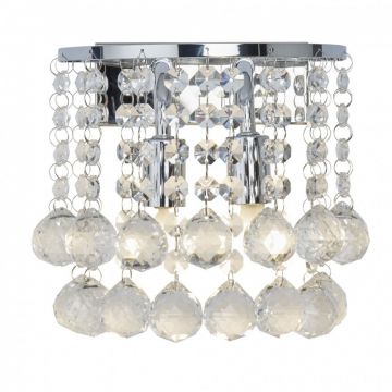 Aplica perete eleganta design modern Hanna crom 2402-2CC SRT