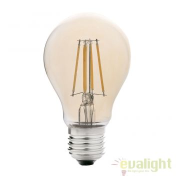 Bec E27 STANDARD LED AMBER 5W 2200K DIMABLE 17432