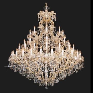 Candelabru 56 brate cristal Bohemia, Maria Theresa L14 306/56/1, 2