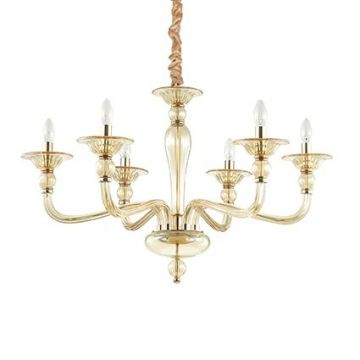 Candelabru design elegant DANIELI SP6 ambra 159942