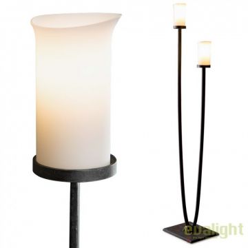 Lampa de podea din fier forjat cu 2 brate design torta SL 105