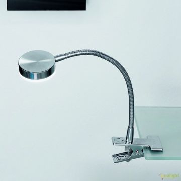 Lampa LED cu clips design modern Mira LA 4-1134/1 satin OR