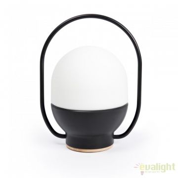 Lampa LED portabila design funny TAKE AWAY Black 01016