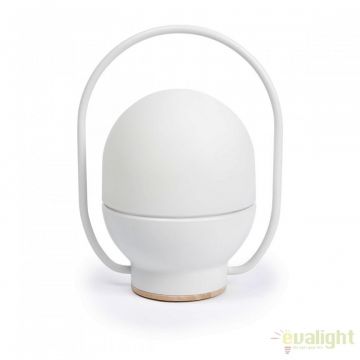 Lampa LED portabila design funny TAKE AWAY White 01015