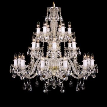 Lustra 24 brate cristal Bohemia L11 009/24/1-A; lip.