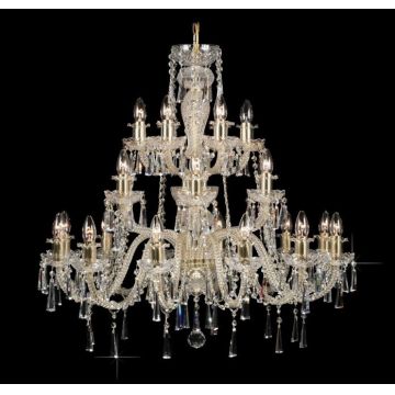 Lustra 24 brate cristal Bohemia L11 009/24/3-K