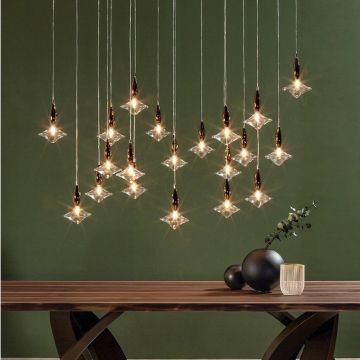 Lustra deosebita cu 6 pendule design LUX Ã‰toile 03