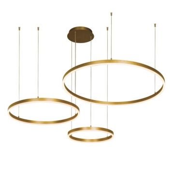 Lustra design modern circular cu 3 inele LED dimabil ROTUNDA