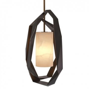 Lustra dimabila suspendata design LUX Santos Double, gunmetal 115372 HZ