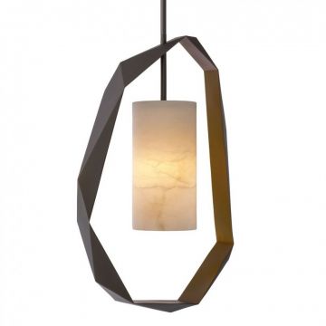 Lustra dimabila suspendata design LUX Santos, gunmetal 115371 HZ
