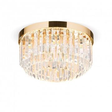 Lustra LED design LUX PRISM 35cm, 24K gold plated