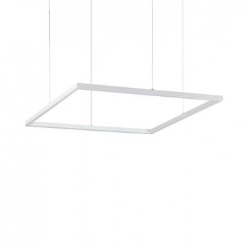 Lustra LED design modern geometric ORACLE SLIM SP D070 SQUARE 3000K ON-OFF WH