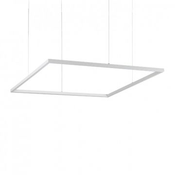 Lustra LED design modern geometric ORACLE SLIM SP D090 SQUARE 3000K ON-OFF WH