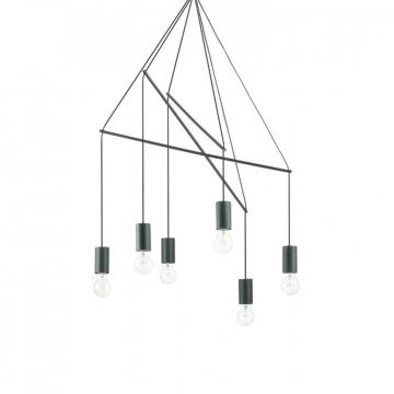 Lustra minimalista stil industrial POP SP6 NERO