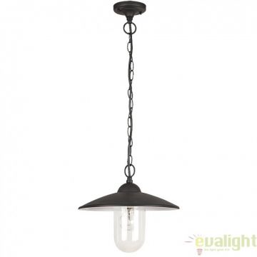 Lustra, Pendul de exterior, finisaj negru mat, IP44 Vigo 8687 RX