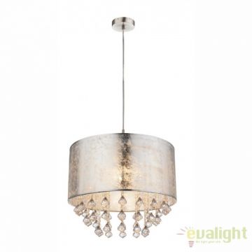 Lustra / Pendul design modern Amy argintiu 15188H3 GL