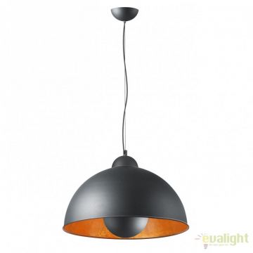 Lustra/Pendul metalic design modern Ã˜53cm TOMA BLACK