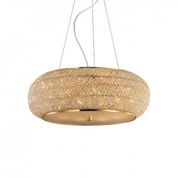Lustra suspendata design elegant PASHA SP14 ORO