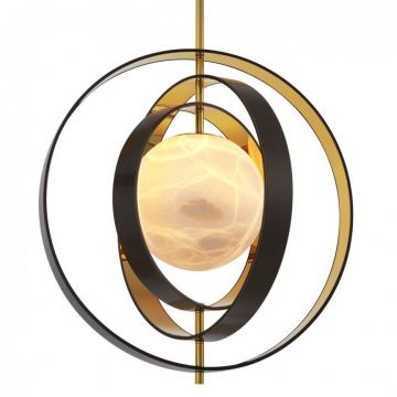 Lustra suspendata design LUX Pearl, auriu 115029 HZ