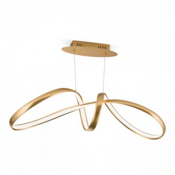 Lustra suspendata dimabila Circus satin brass