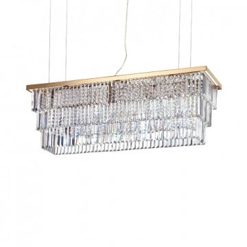 Lustra suspendata moderna design elegant MARTINEZ SP8 ORO