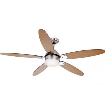Lustra Ventilator cu palete ventilatie in doua culori Azura 0308 GL