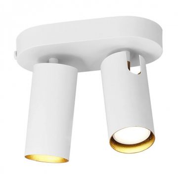 Plafoniera cu 2 spoturi design modern MIMI alb 2120456001 NL