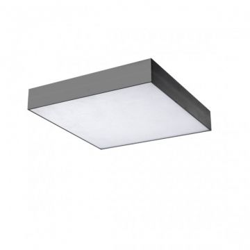 Plafoniera LED cu telecomanda design slim MONZA S 30 CCT neagra