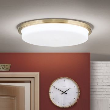 Plafoniera LED moderna LEROX Ã˜40cm alama antique