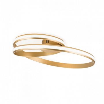 Plafoniera, Lustra aplicata dimabila Circus satin brass