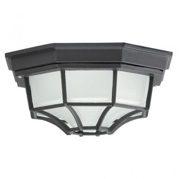 Plafoniera pentru iluminat exterior IP43, negru Milano
