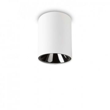 Spot LED aplicat modern Nitro pl round d08 BIANCO