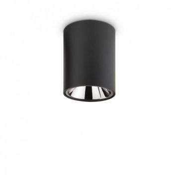 Spot LED aplicat modern Nitro pl round d08 NERO