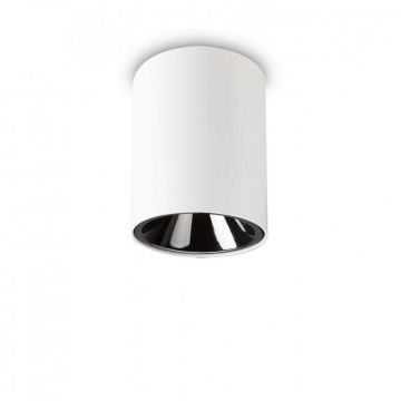 Spot LED aplicat modern Nitro pl round d09 BIANCO