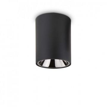Spot LED aplicat modern Nitro pl round d09 NERO