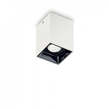 Spot LED aplicat modern Nitro pl square d05 BIANCO