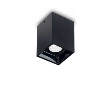 Spot LED aplicat modern Nitro pl square d05 NERO
