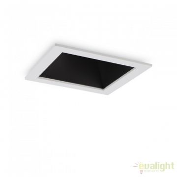 Spot LED incastrabil design modern GAME FI1 SQUARE alb / negru 192352