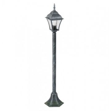 Stalp exterior H-106cm, IP43, argintiu antic Toscana 8400 RX