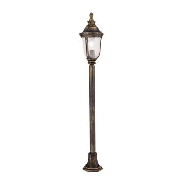 Stalp iluminat exterior IP23 H112cm August AL 11-1122/1 Patina OR
