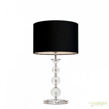 Veioza / Lampa de masa design elegant REA neagra RLT93163-1B black