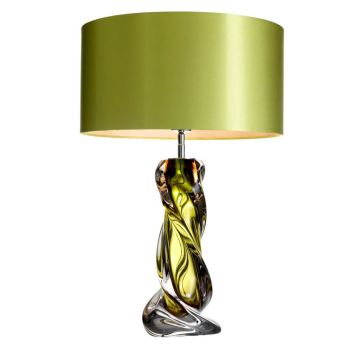 Veioza, lampa de masa LUX Carnegie verde 110409 HZ
